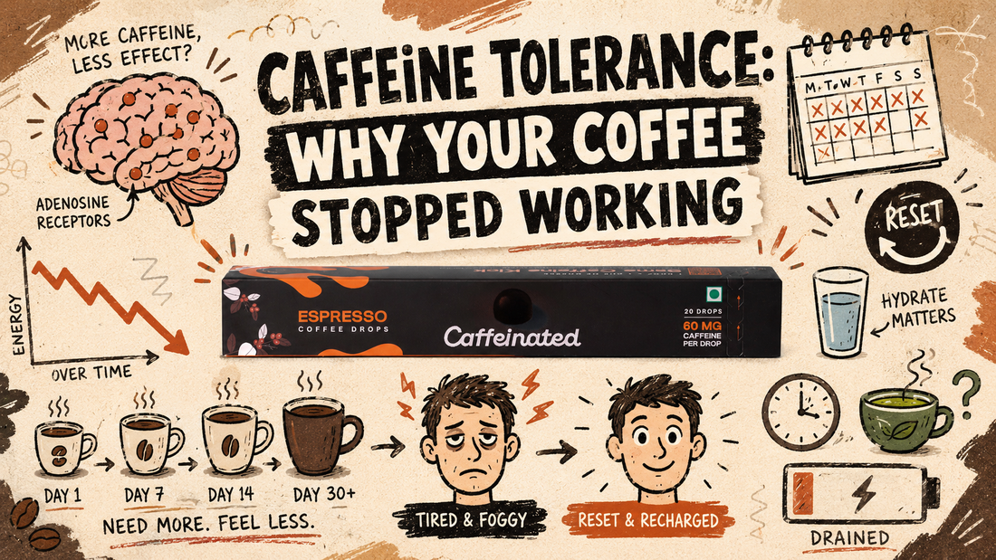 Caffeine Tolerance: Why Your Coffee Stopped Working (And How to Fix It)