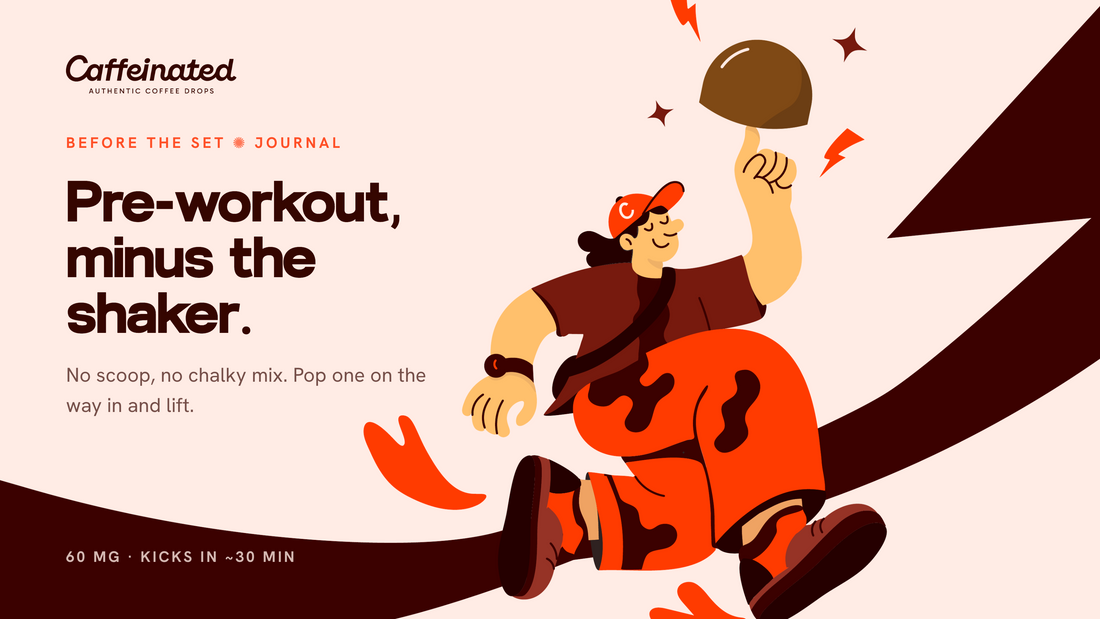 Caffeinated Before a Workout: A Pre Workout That Fits in Your Pocket